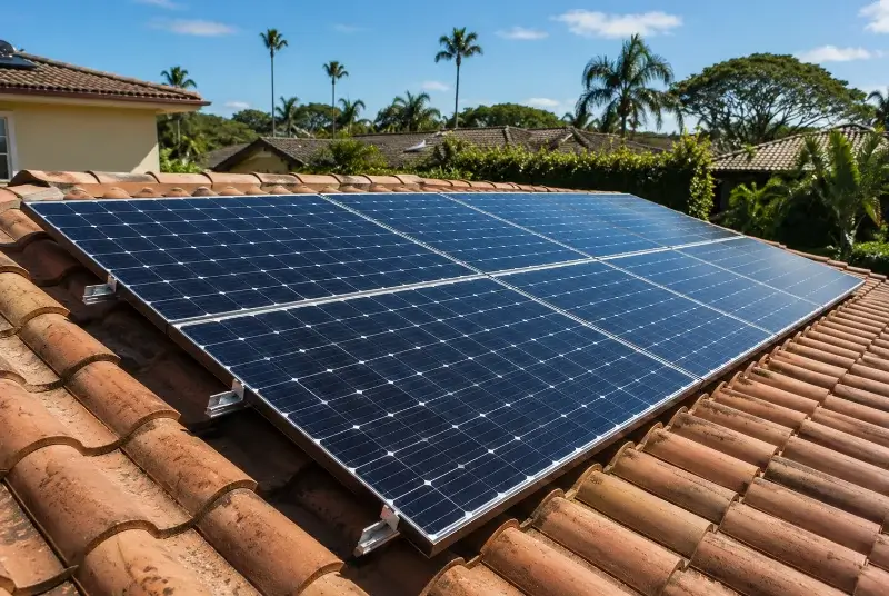 Installation de panneaux solaires à Lahontan
